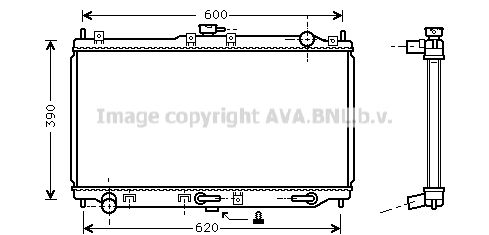 AVA QUALITY COOLING Радиатор, охлаждение двигателя MZ2134